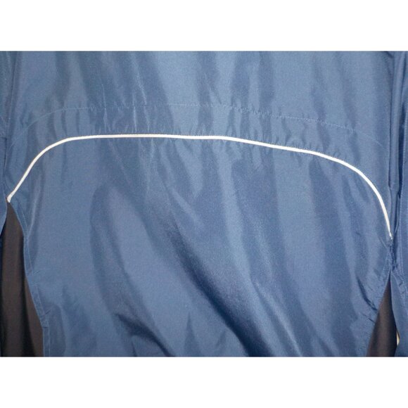 North Bay Full Zip Michelob Ultra Rain Windbreaker Embroidered Dark Blue/Black - Picture 5 of 6